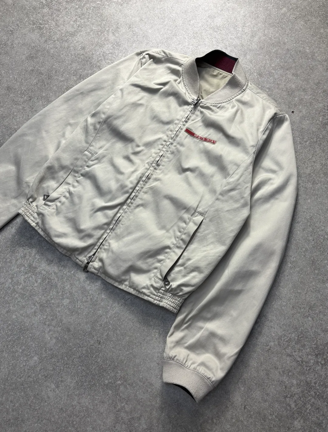 2003 Prada Challange Reversible Bomber Jacket