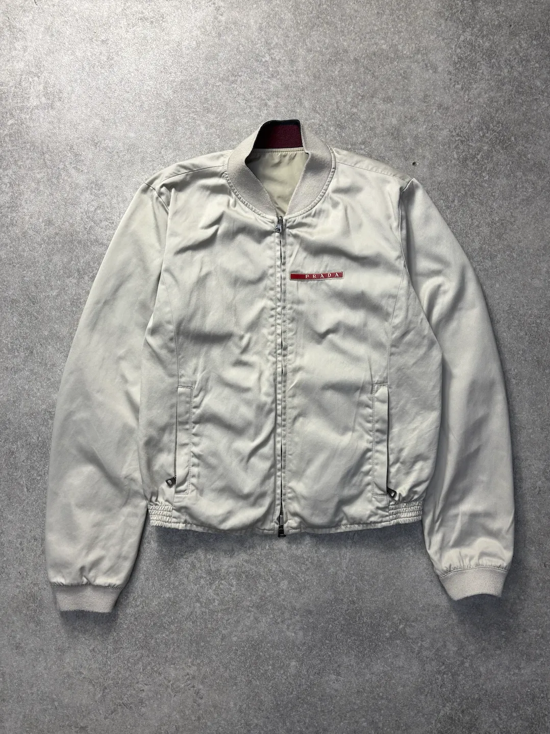 2003 Prada Challange Reversible Bomber Jacket