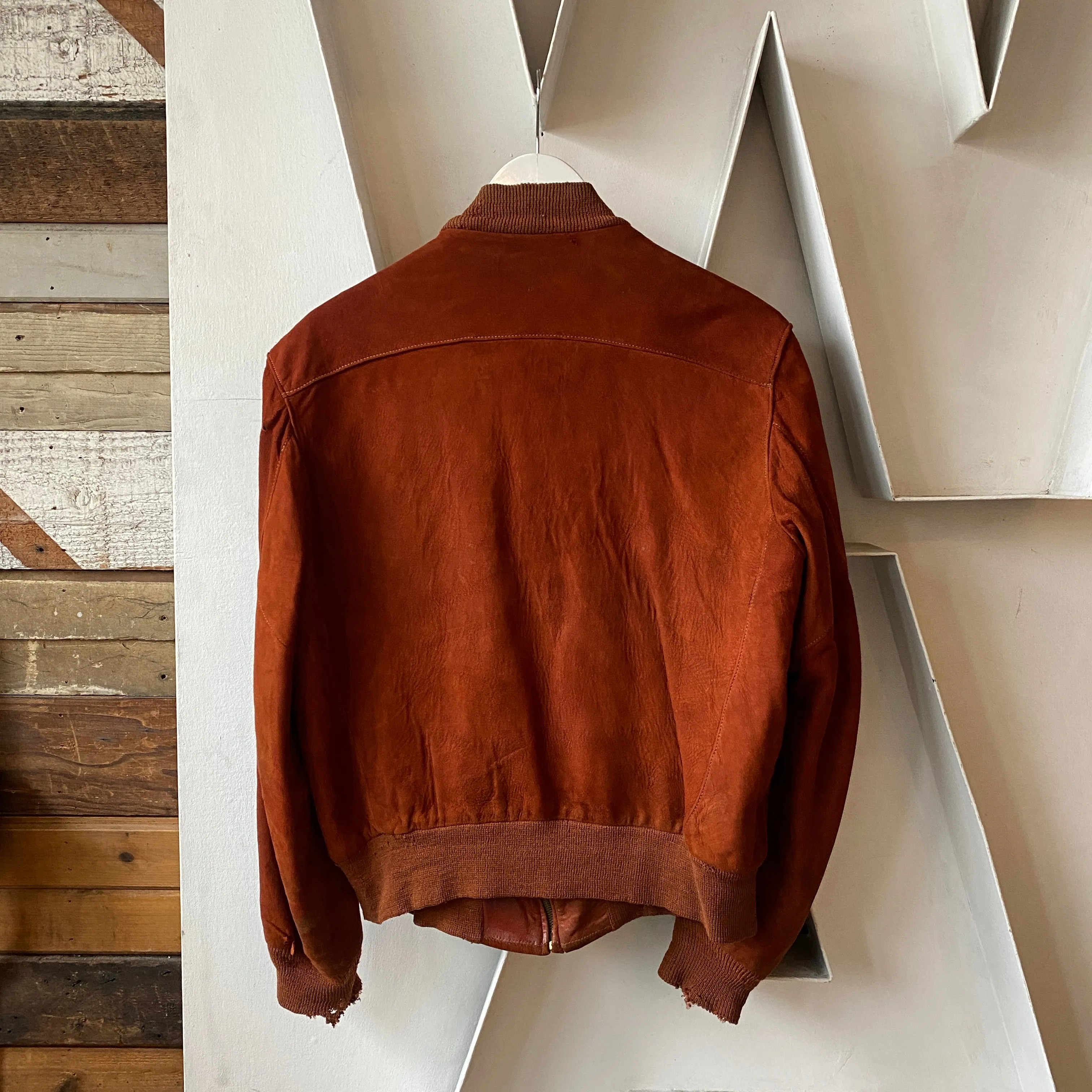 50’s Californian Suede Leather Bomber - Large