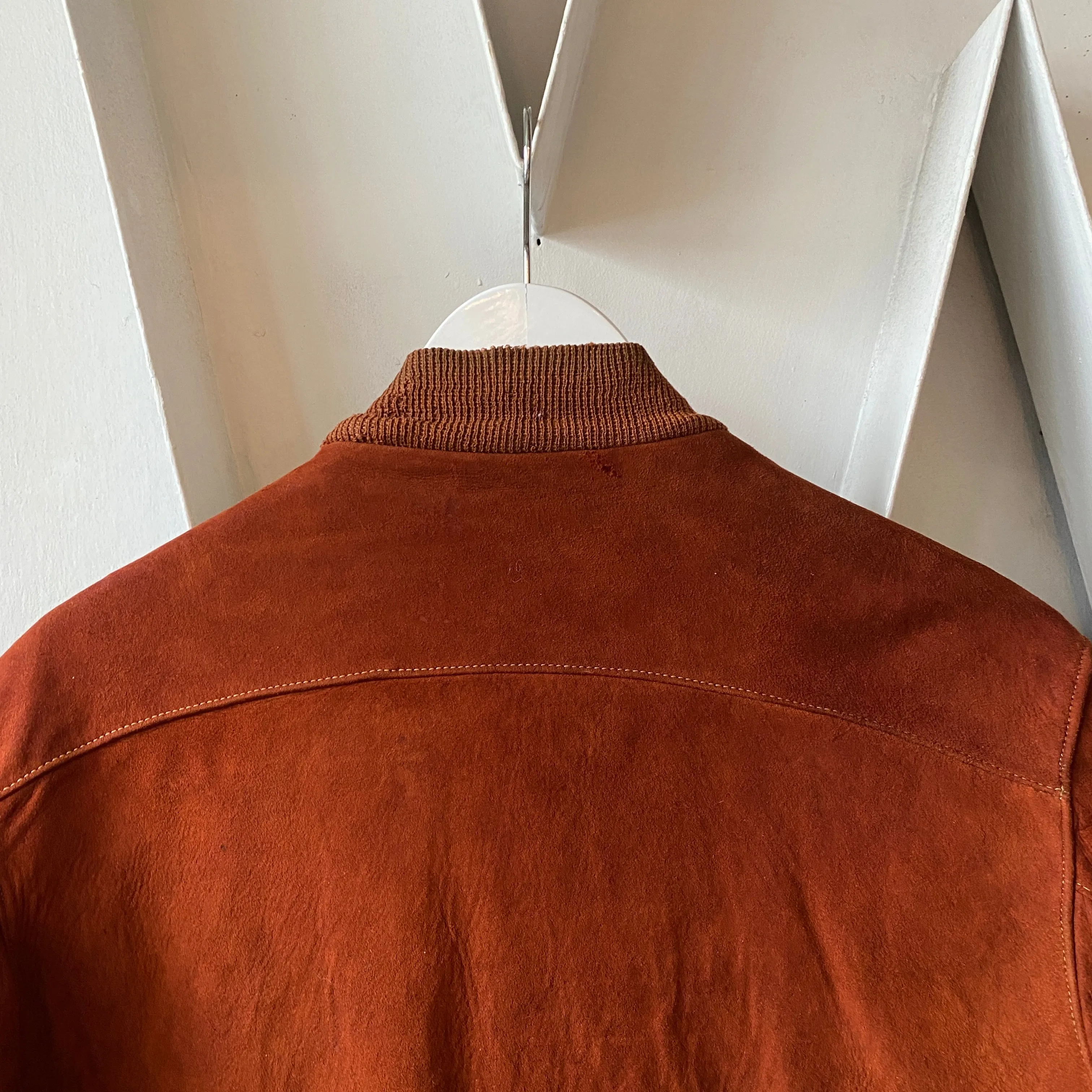 50’s Californian Suede Leather Bomber - Large