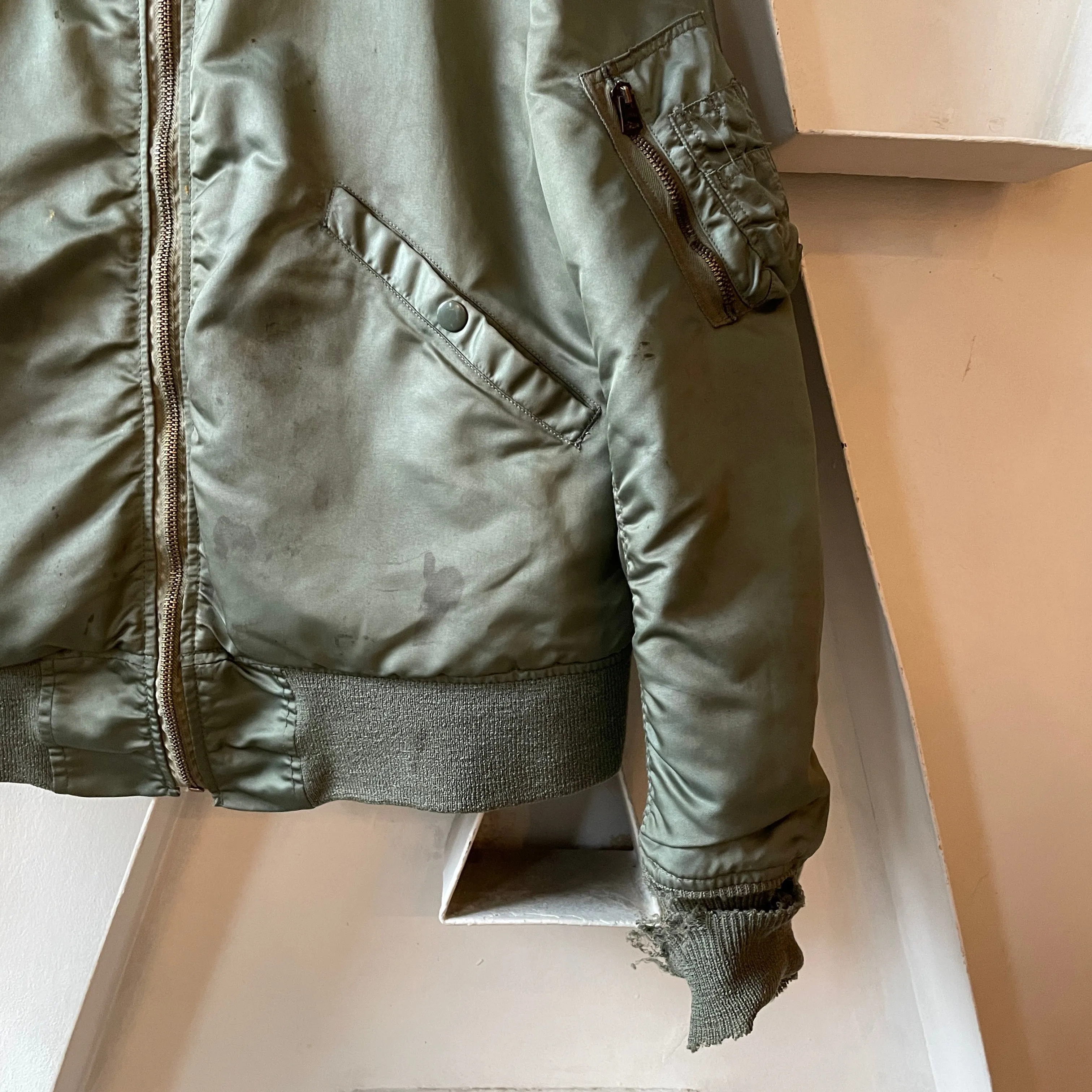 60’s L2-B Satin Lined Reversible Bomber - Medium