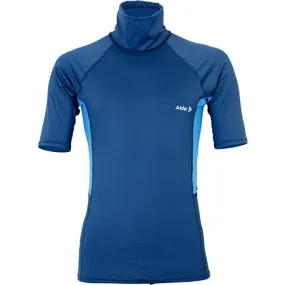 Alder Junior Cruz Short Sleeve Rash Vest - Navy