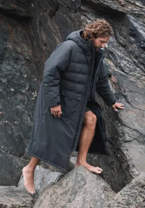 All Weather Puffer Changing Robe - Fossil Grey