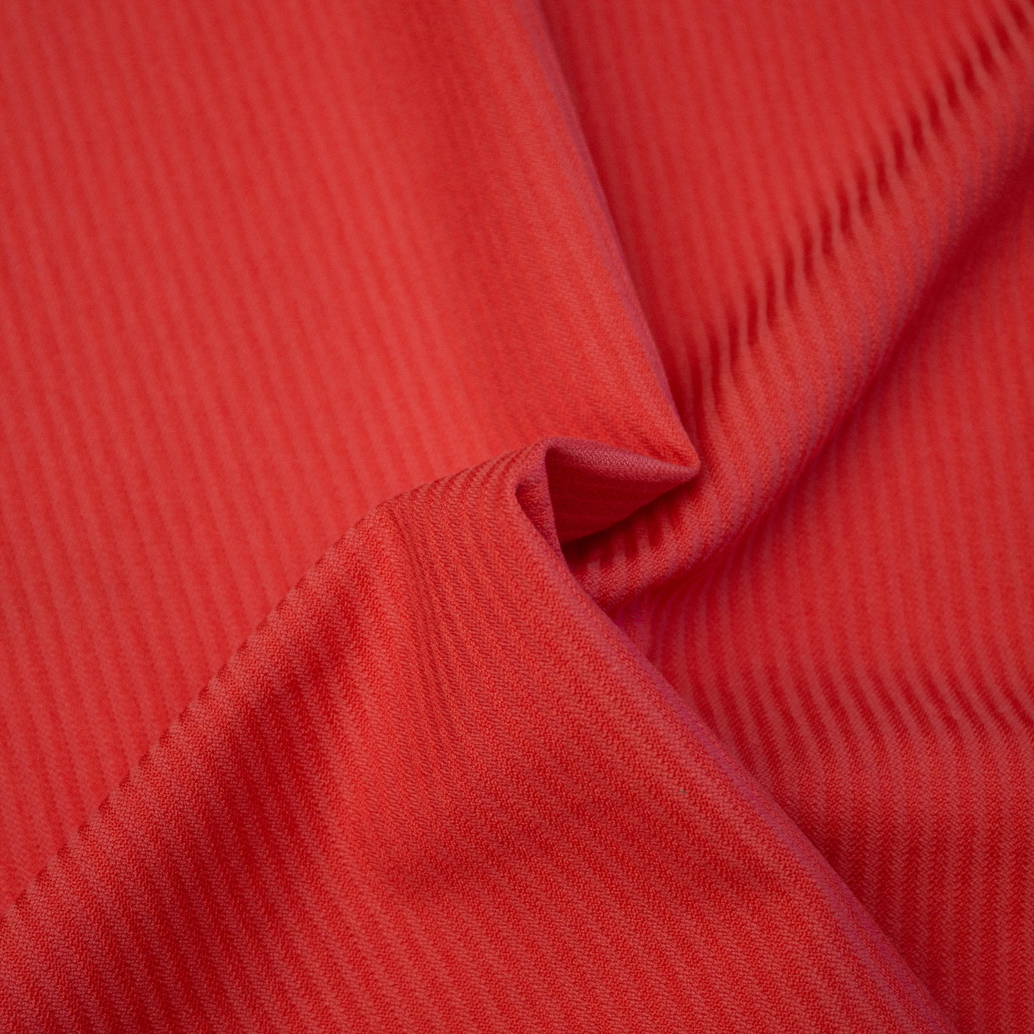 Arnaud Red Striped Wool