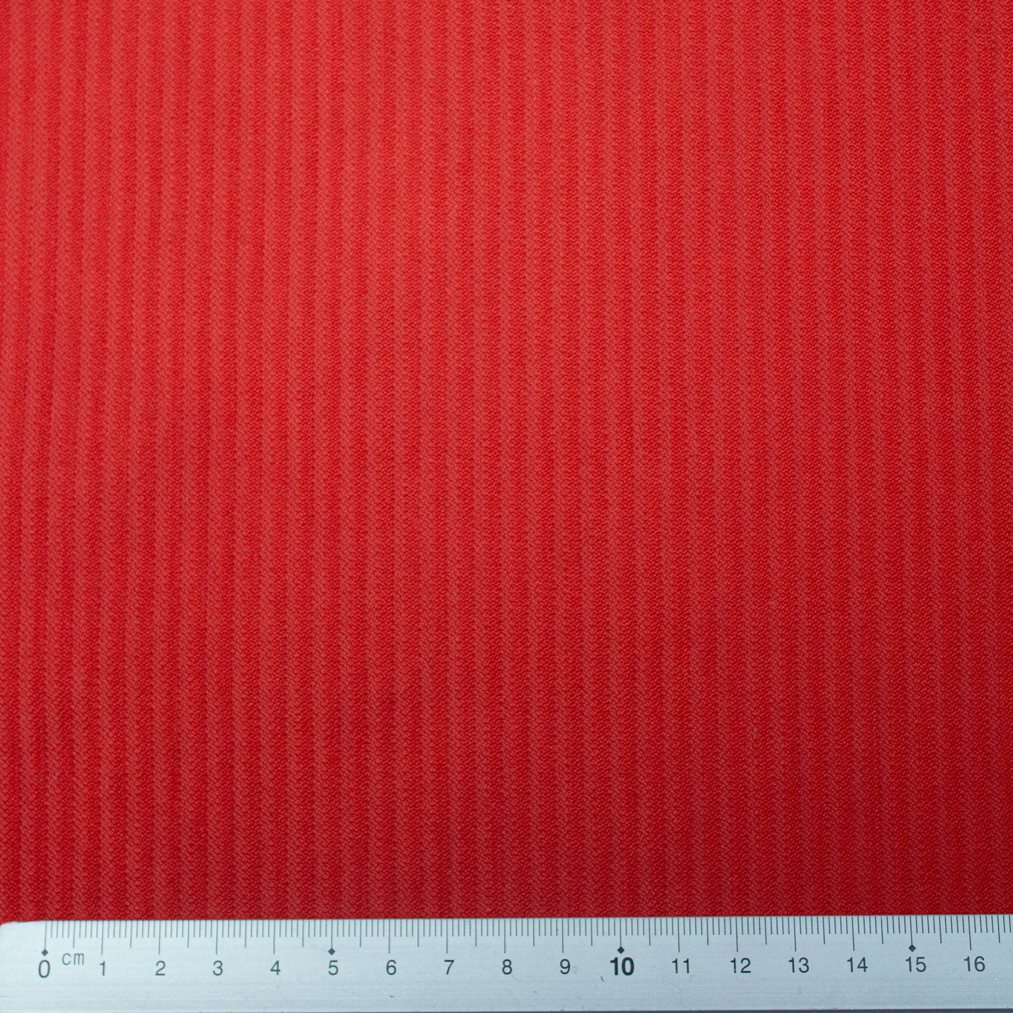 Arnaud Red Striped Wool