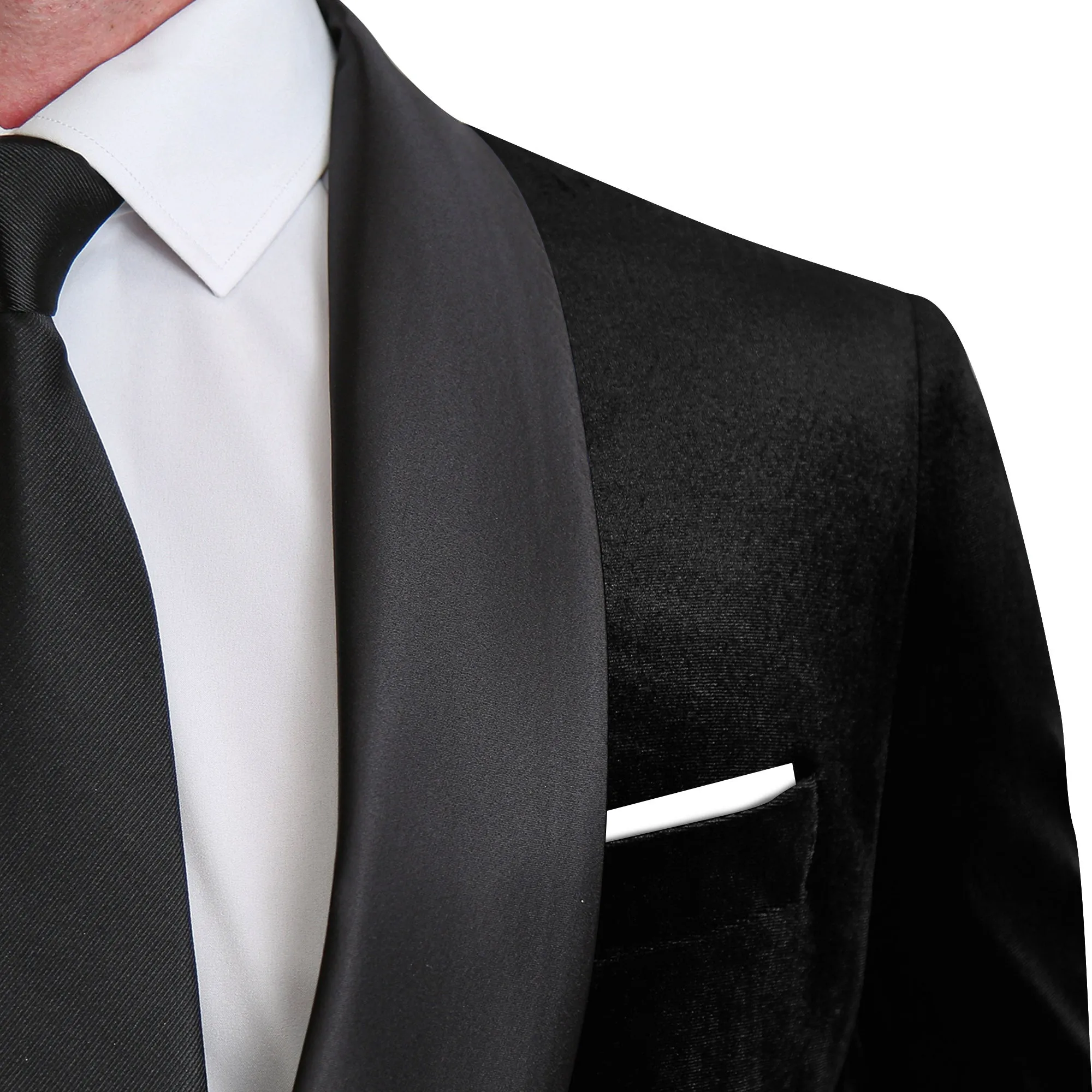 Athletic Fit Stretch Tuxedo Jacket - Black Velvet
