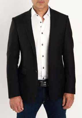 Black Wool & Cashmere Blazer