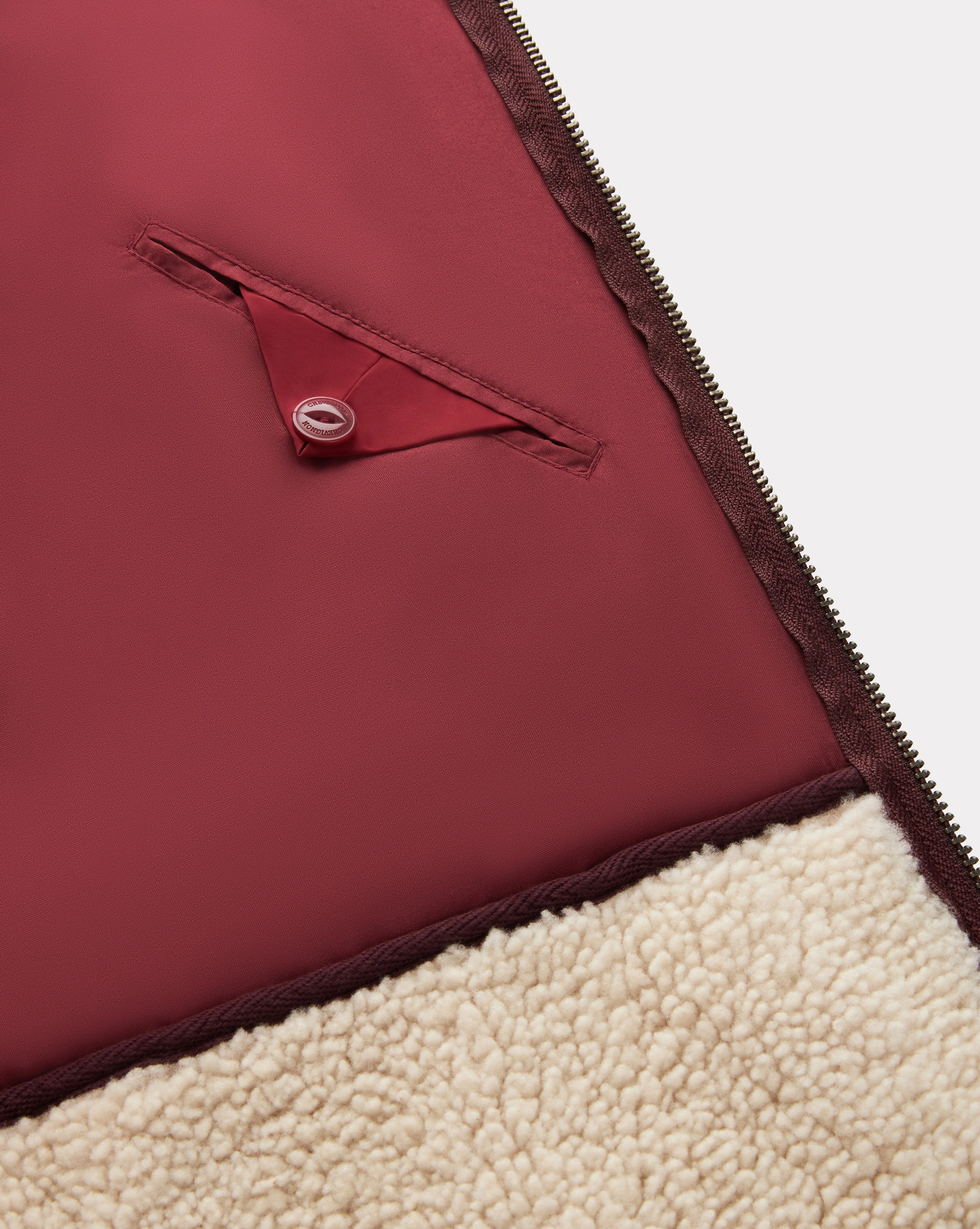 BLOUSON COSMO BURGUNDY