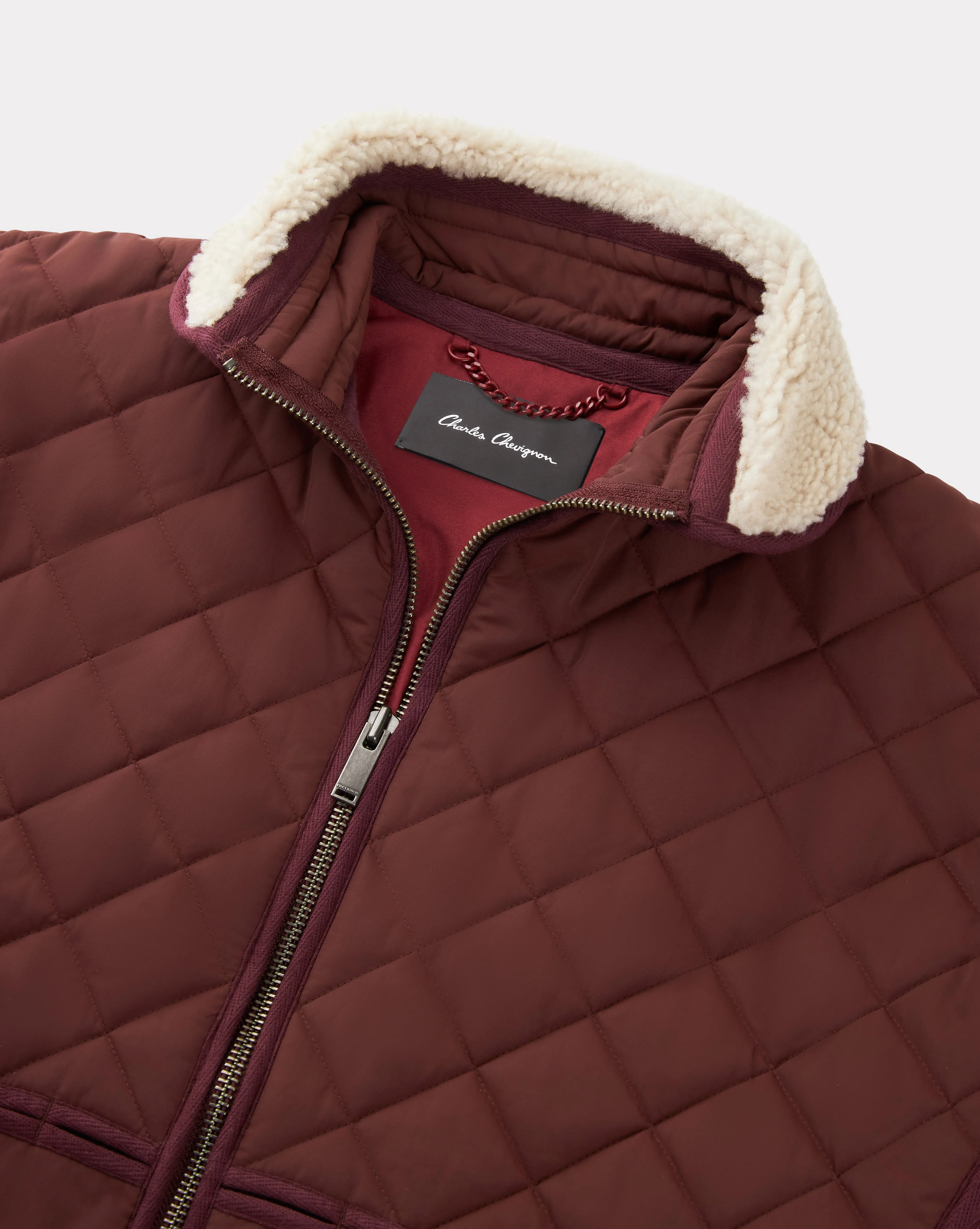 BLOUSON COSMO BURGUNDY