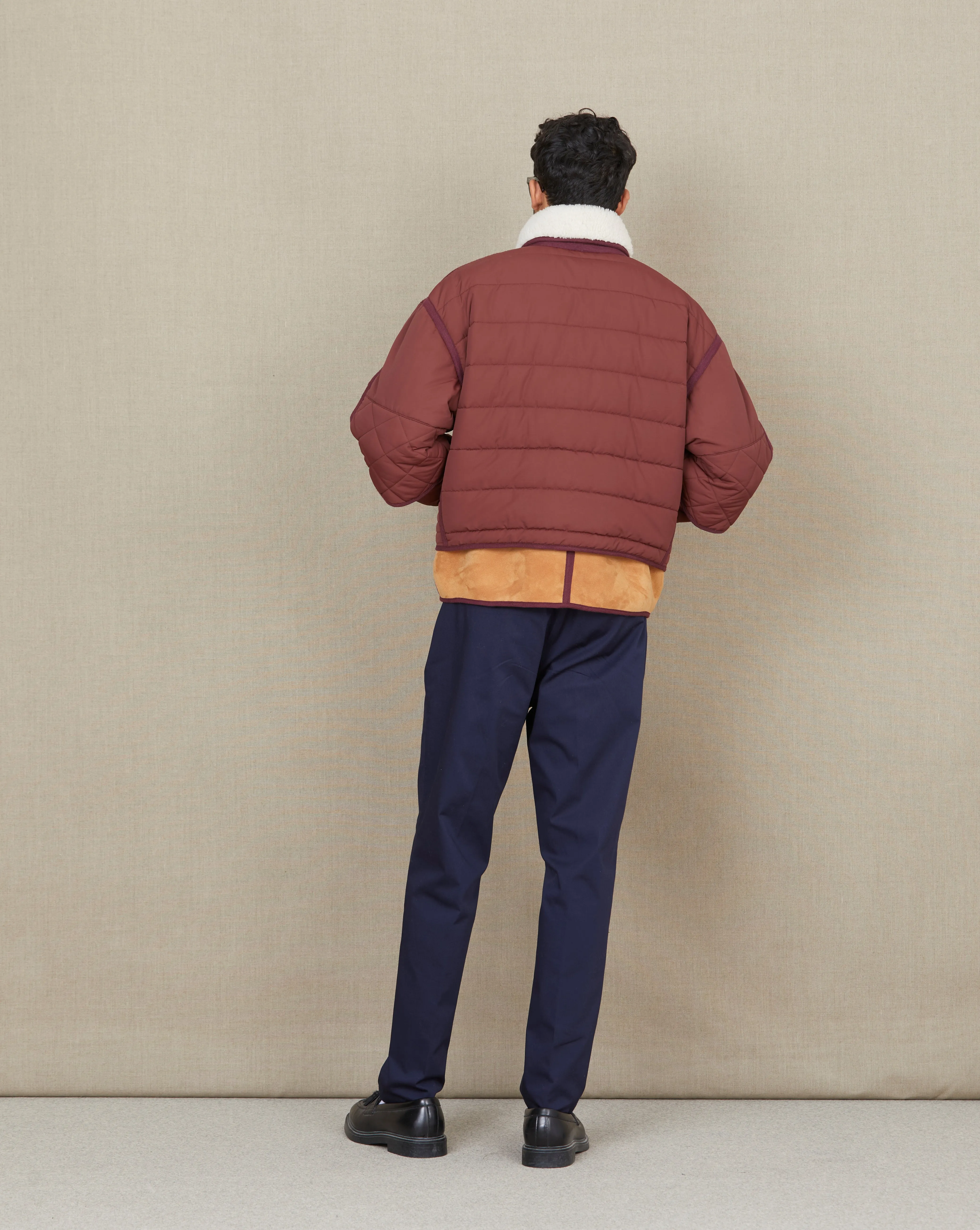 BLOUSON COSMO BURGUNDY