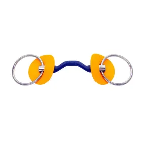 Bombers Blue Loose Ring Snaffle