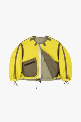Bonded Rain Bomber - Chartreuse / Pale Olive