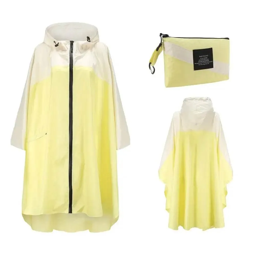 Breathable Lightweight Raincoat Ponchos Waterproof Wind