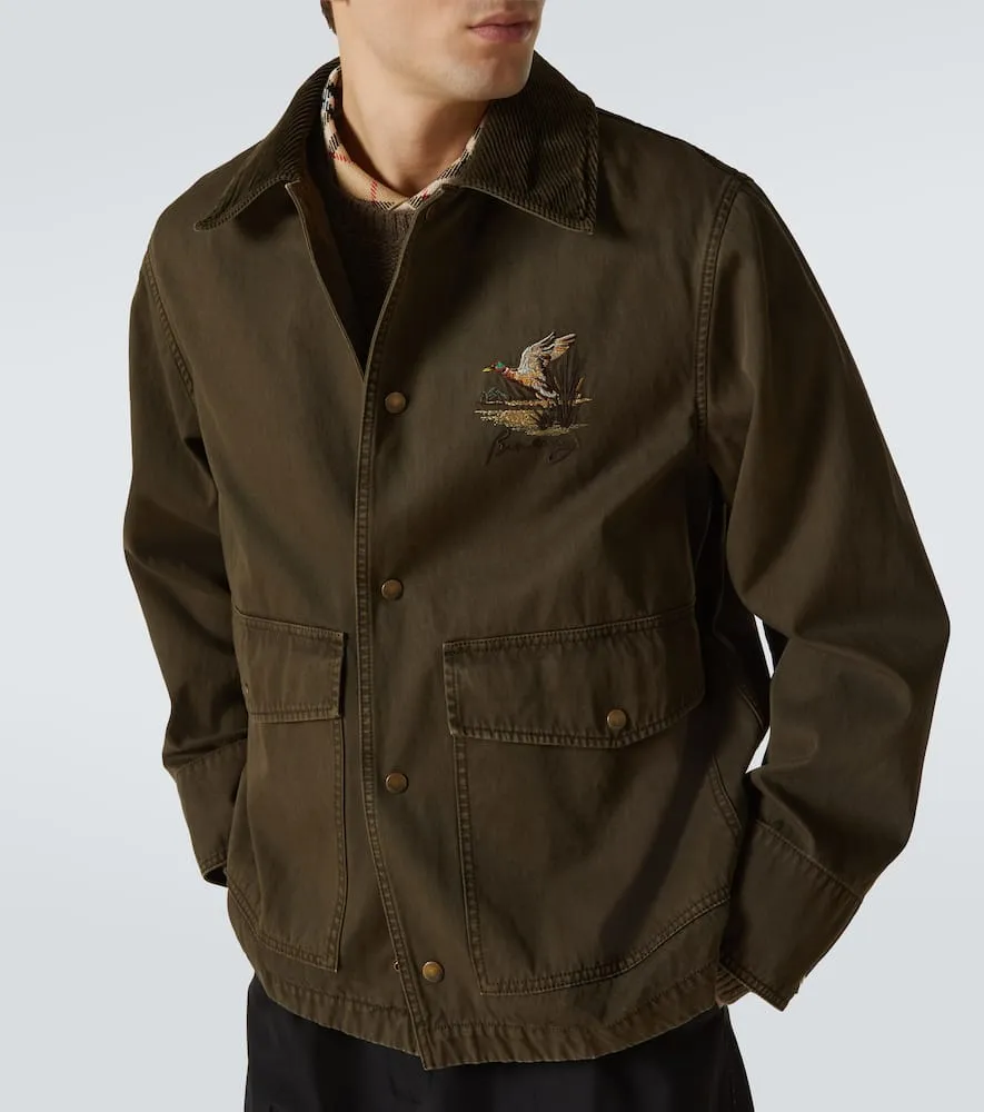 Burberry Quilted cropped cotton field jacket