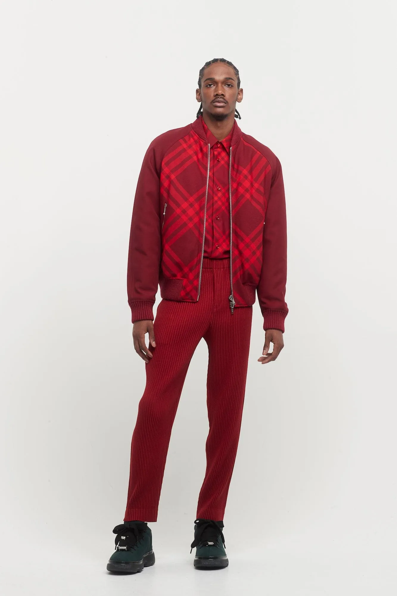 Burberry Ripple IP Check Bomber Jacket