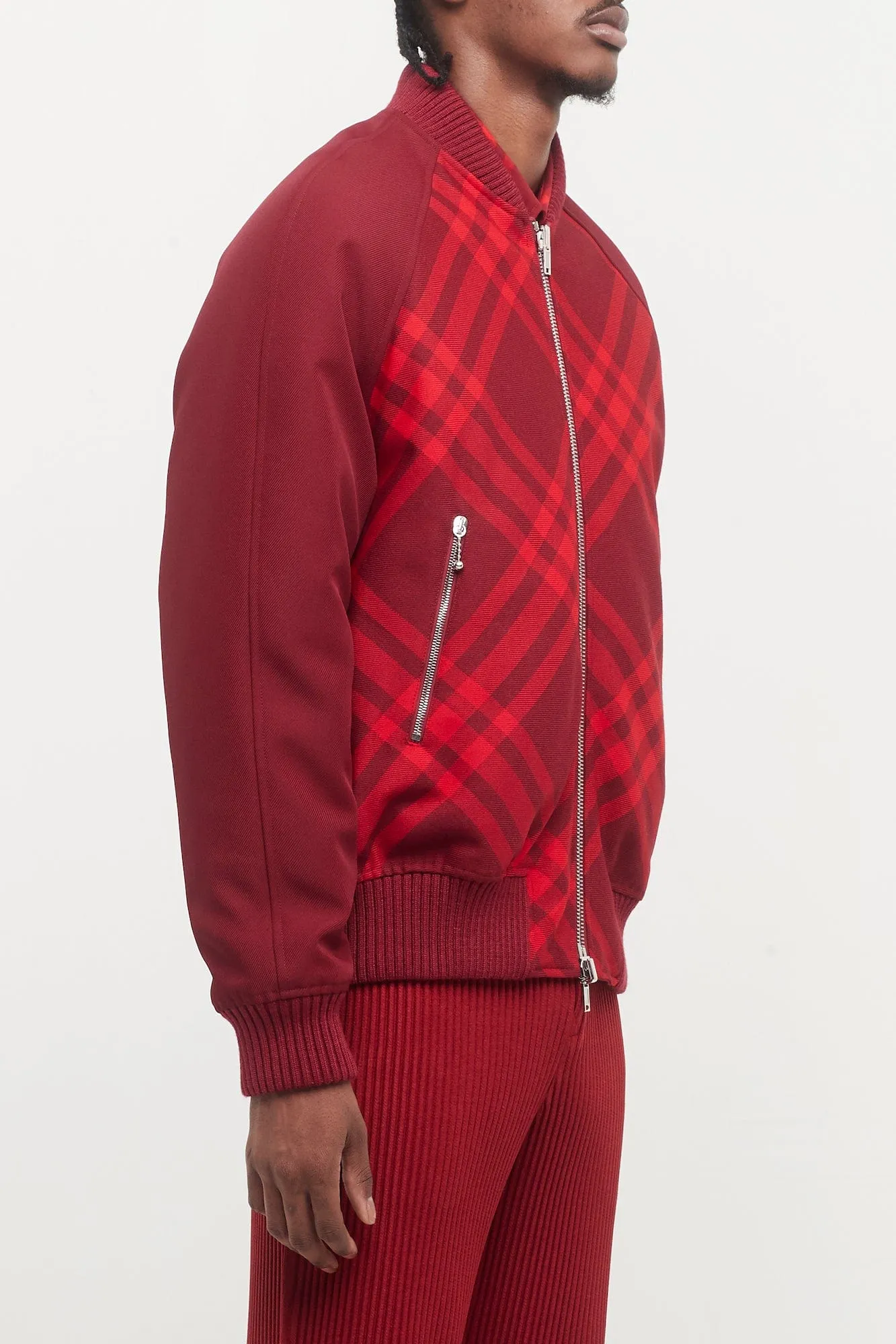 Burberry Ripple IP Check Bomber Jacket
