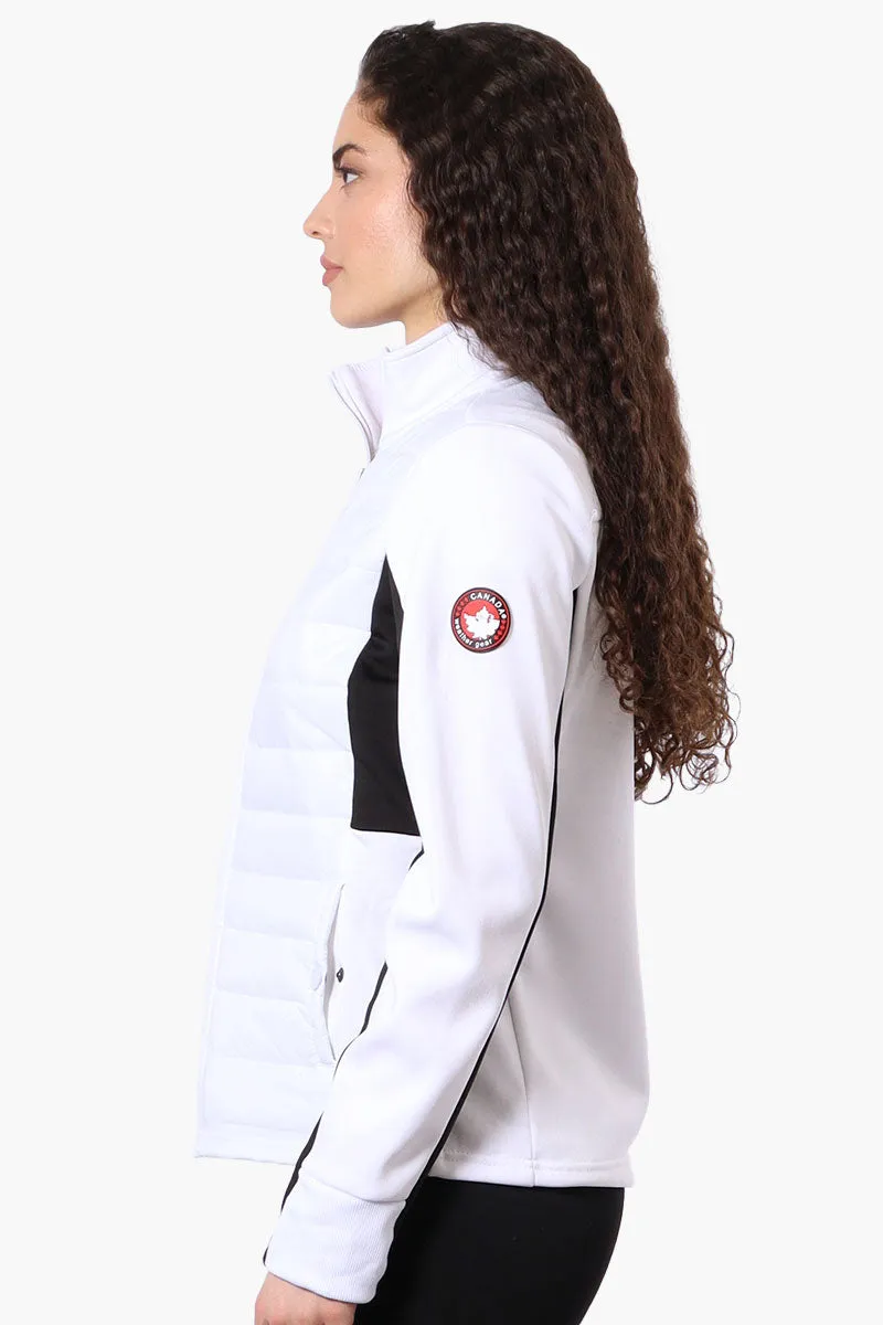 Canada Weather Gear Nylon Puffer Lightweight Jacket - White