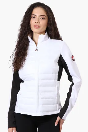 Canada Weather Gear Nylon Puffer Lightweight Jacket - White