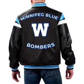 CFL Winnipeg Blue Bombers Varsity Jacket by The Pricy