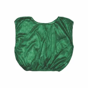 Champion Sports Youth Mesh Practice Scrimmage Vest, Green (Pack of 12)