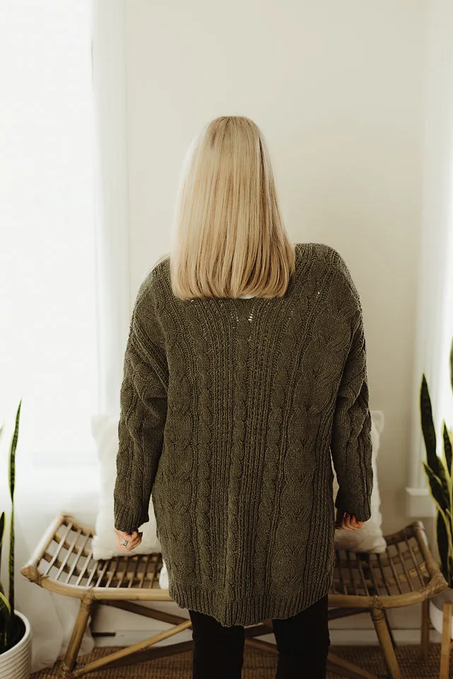 Chunky Cable Cardi