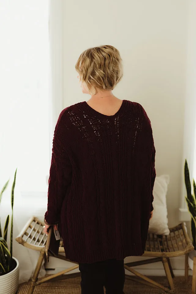 Chunky Cable Cardi