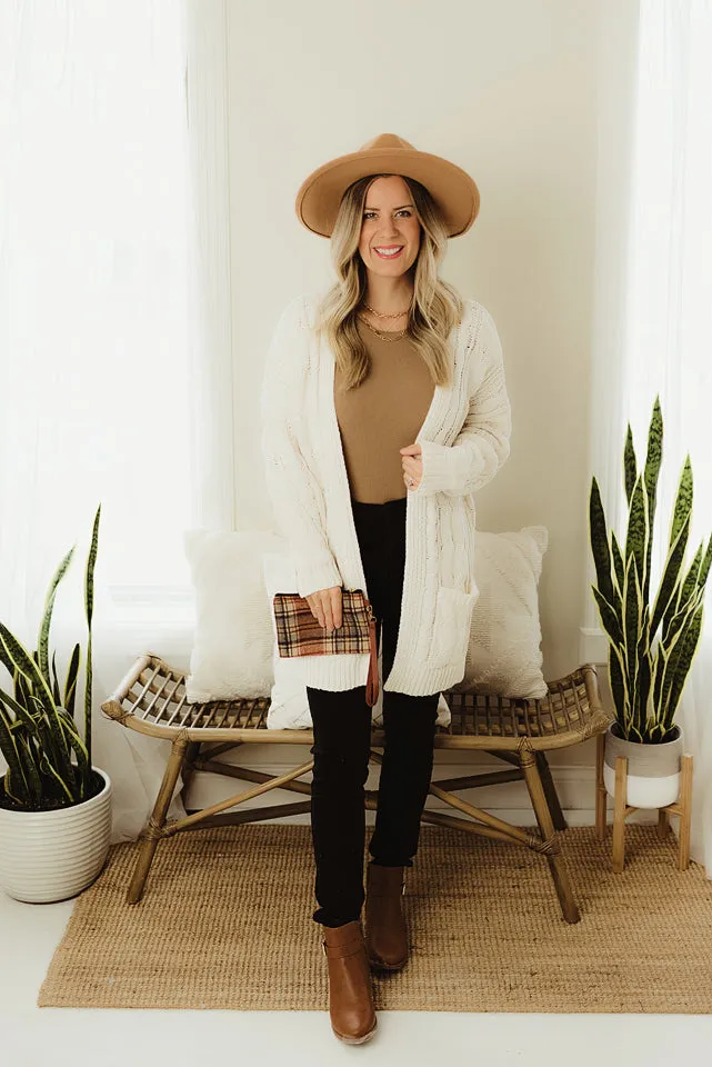 Chunky Cable Cardi