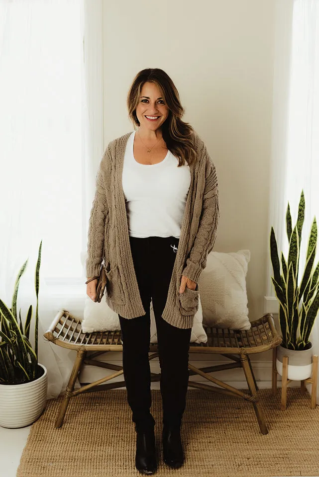 Chunky Cable Cardi