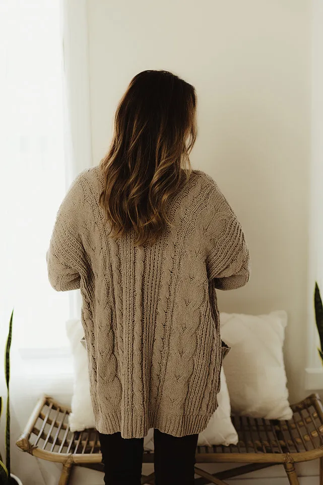 Chunky Cable Cardi