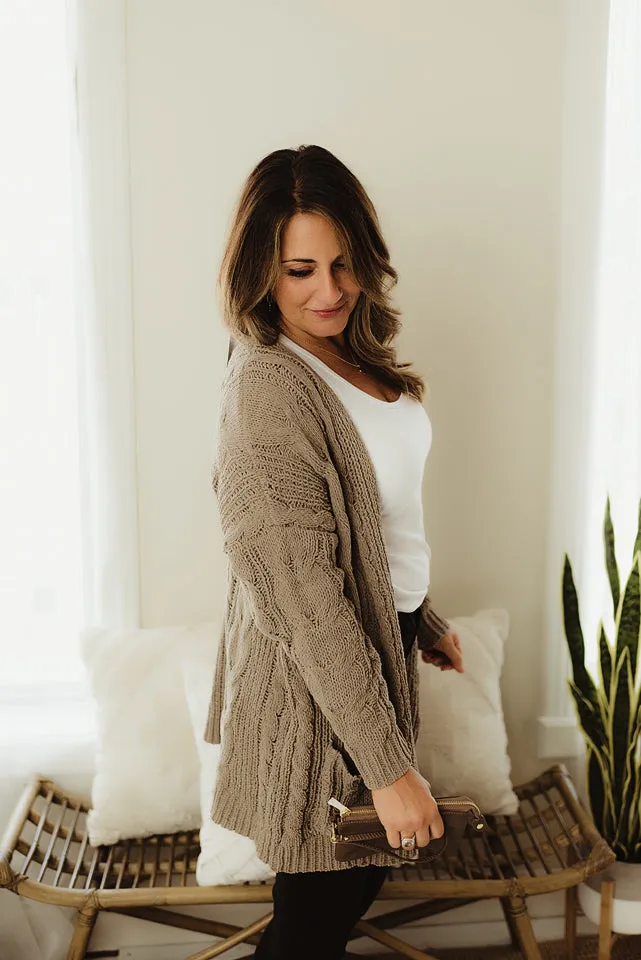 Chunky Cable Cardi