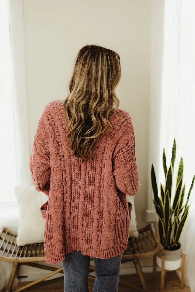 Chunky Cable Cardi