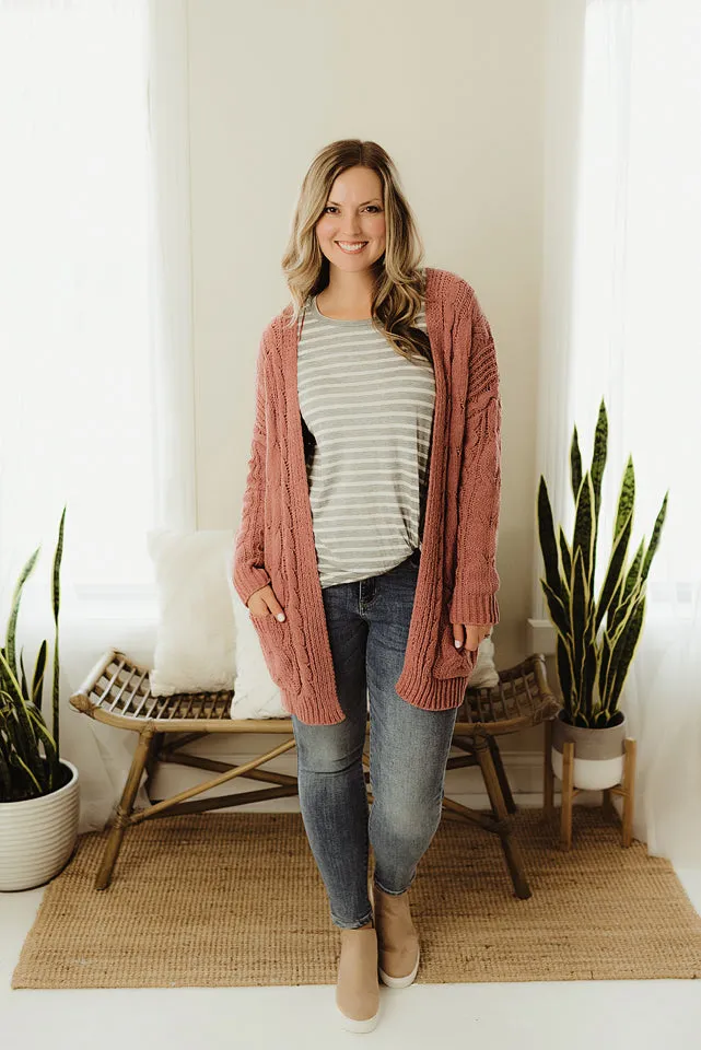 Chunky Cable Cardi