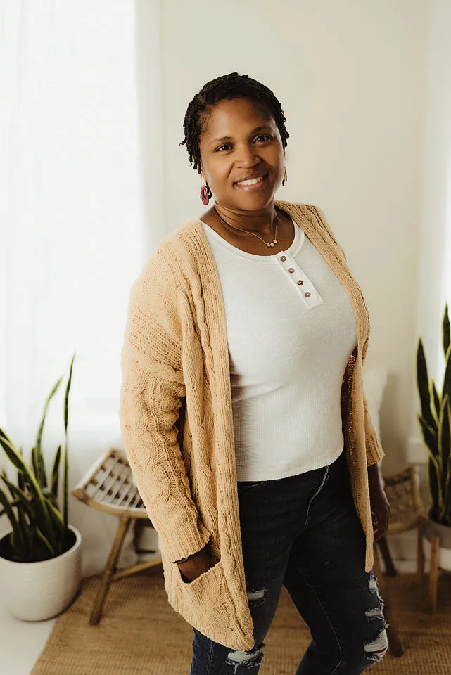 Chunky Cable Cardi
