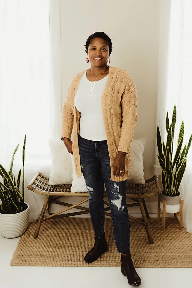 Chunky Cable Cardi