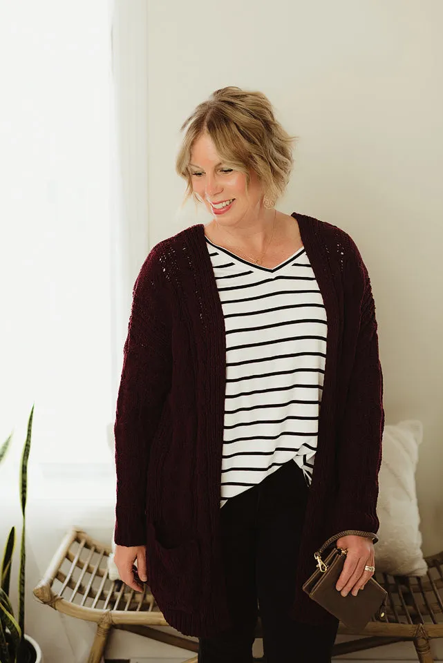 Chunky Cable Cardi