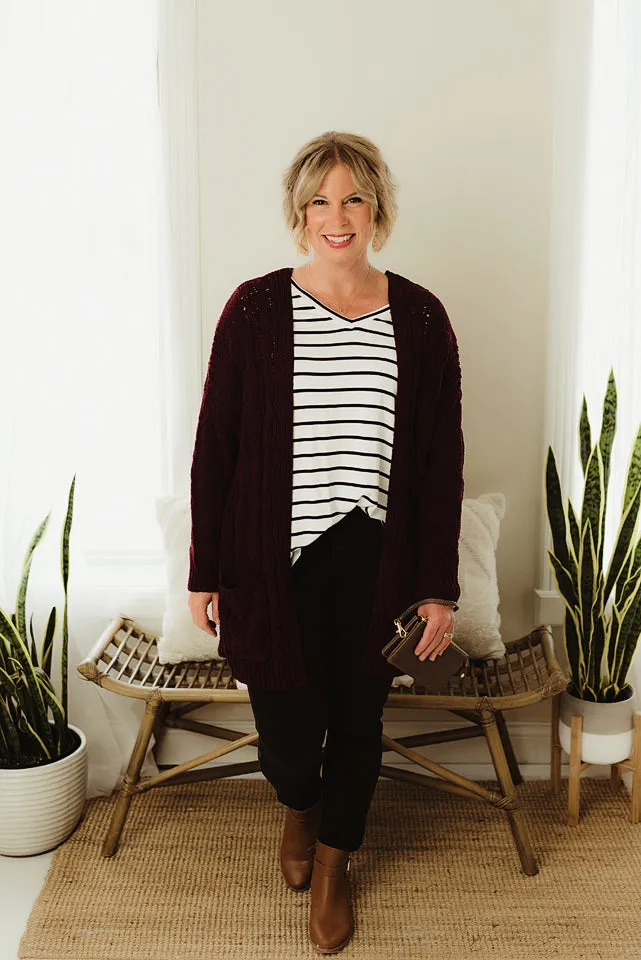 Chunky Cable Cardi