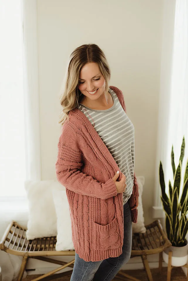 Chunky Cable Cardi