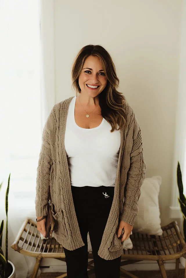 Chunky Cable Cardi