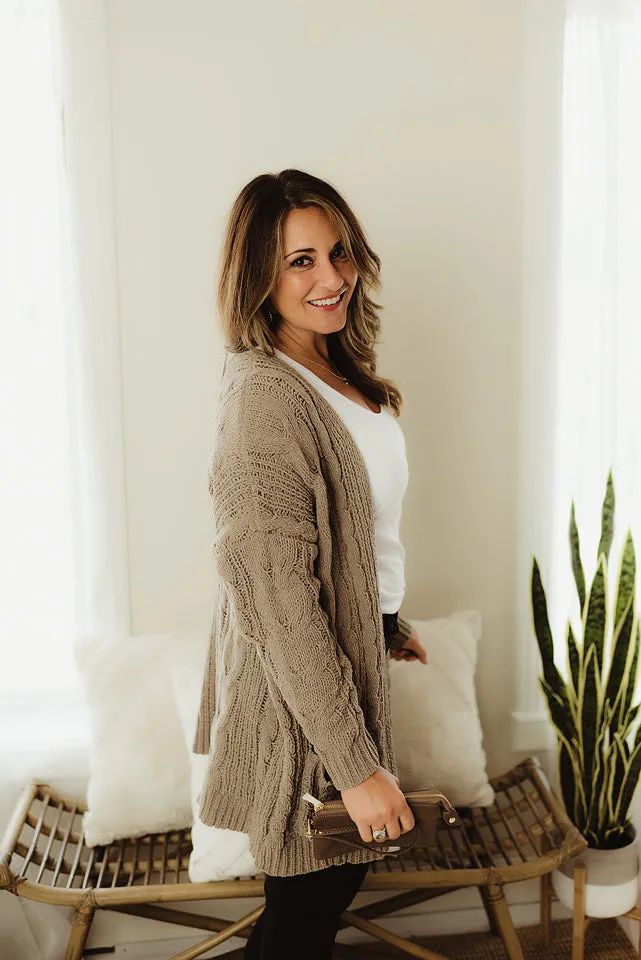 Chunky Cable Cardi