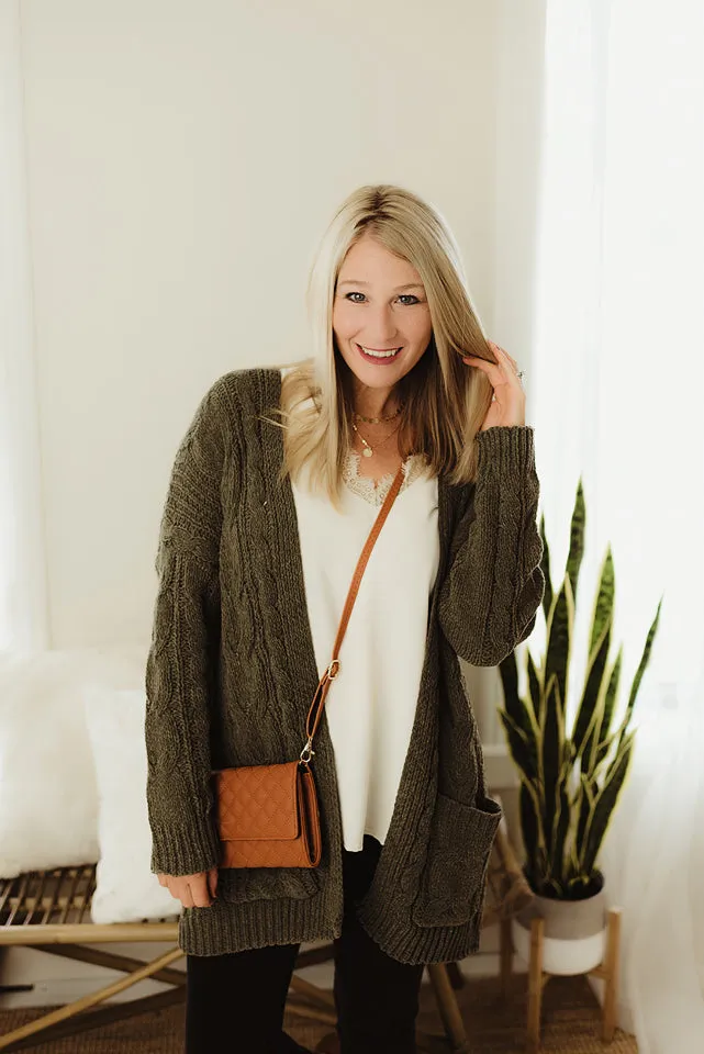 Chunky Cable Cardi