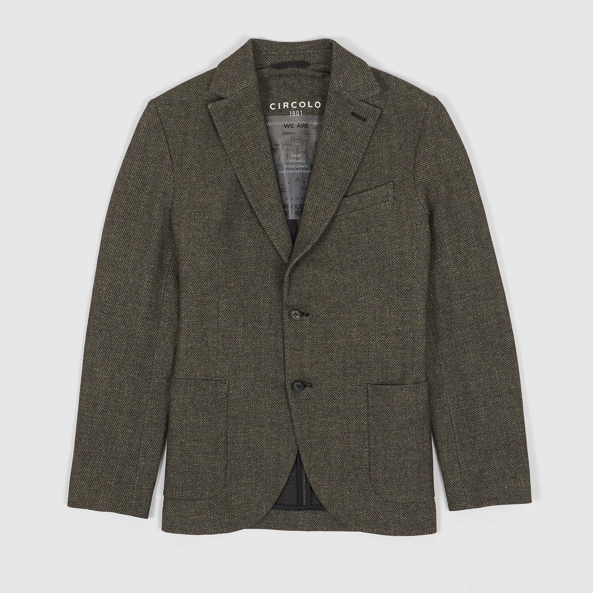 Circolo 1901 Knittted Cotton Fleece Blazer