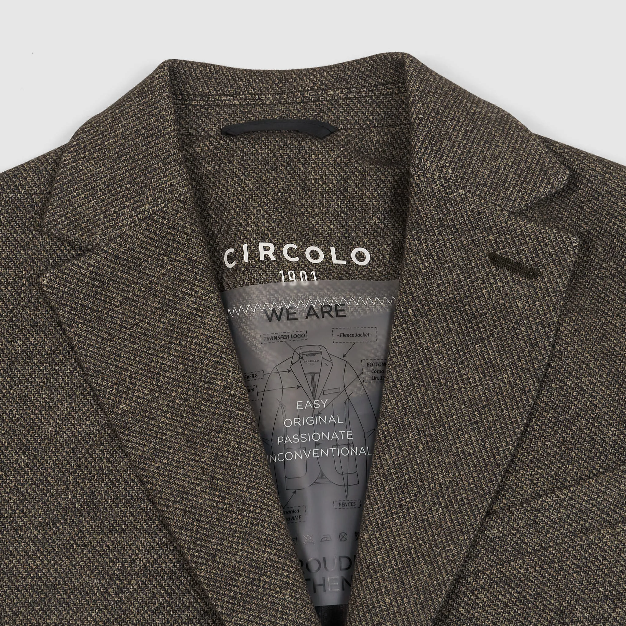 Circolo 1901 Knittted Cotton Fleece Blazer