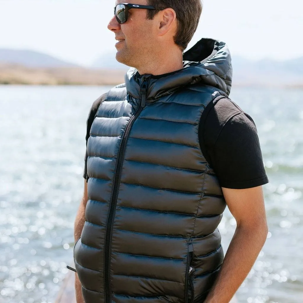 C.J Men's 90/10 Packable Down Vest - Slate