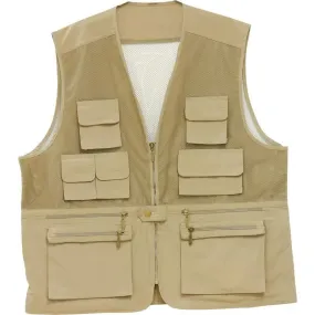 Classic Safari Lightweight Fishing-sporting Vest- L