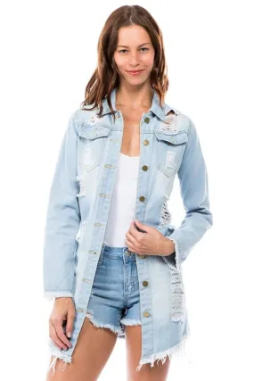 Cut DENIM JACKET
