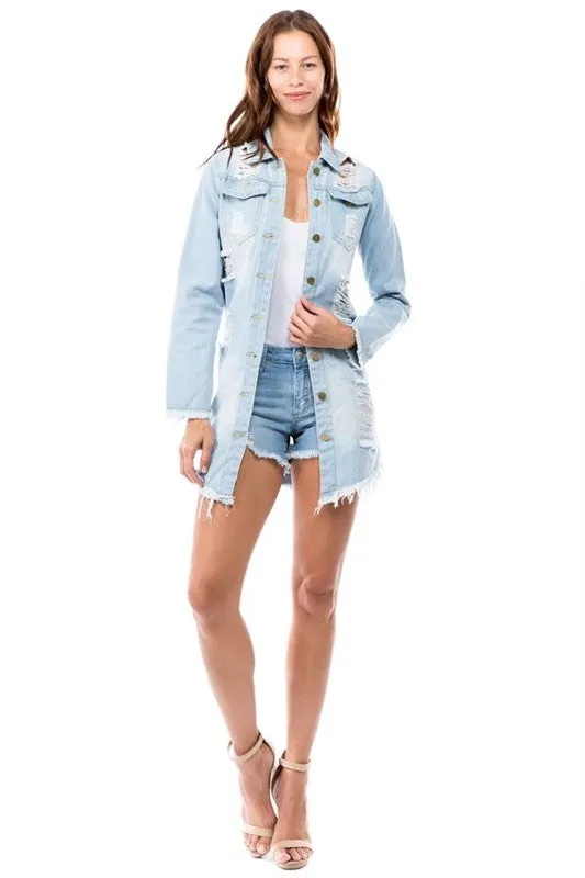 Cut DENIM JACKET