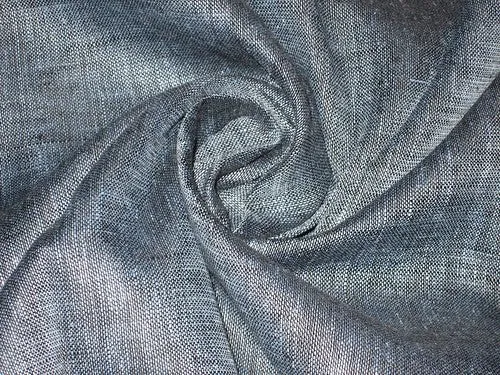 Dark Blue colour ~Linen fabric~44 Width&quot;