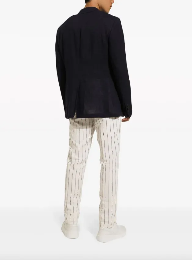 Dolce & Gabbana single breasted linen blend jacket