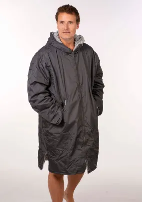 Dry Changing Robe - Charcoal & Silver