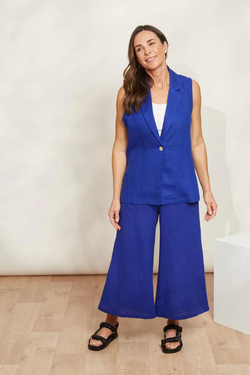 Eb & Ive 'Halcyon Vest' - Cobalt